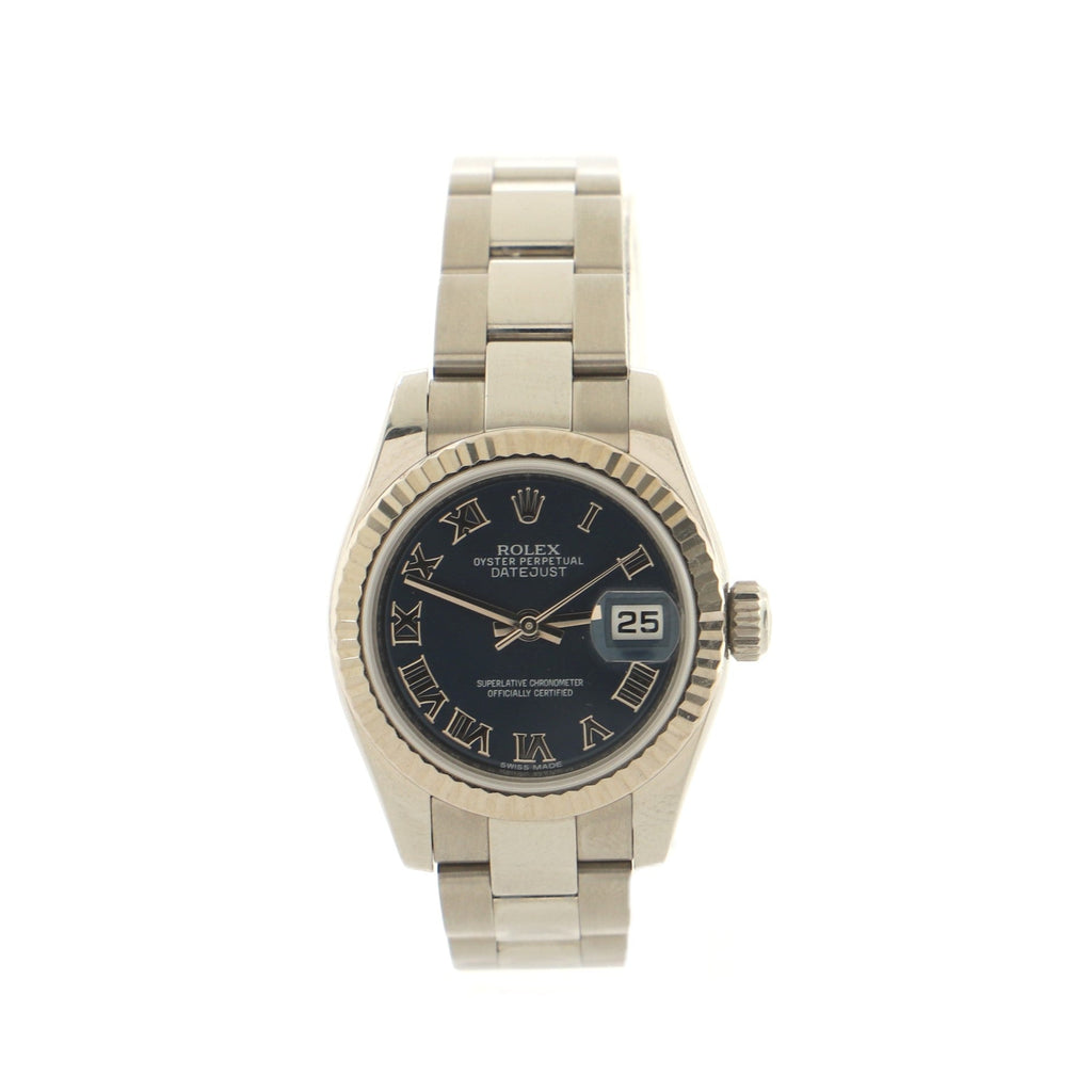 Rolex Oyster Perpetual Datejust Automatic Watch Stainless Steel and White Gold 26