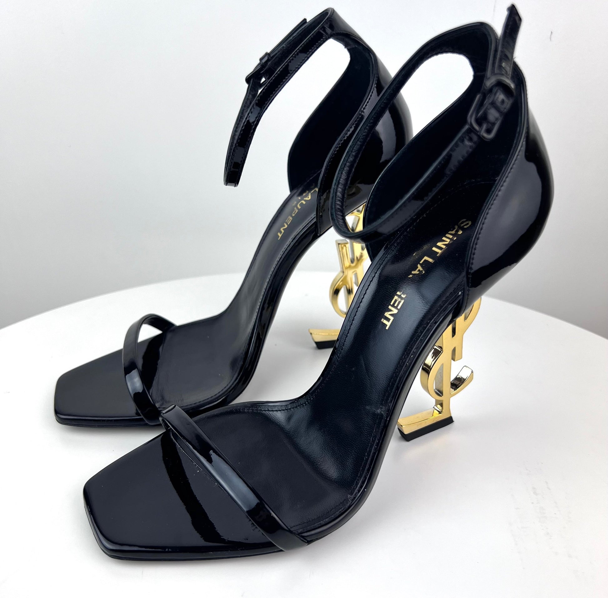 Saint Laurent Opyum Ysl Logo-heel Sandals