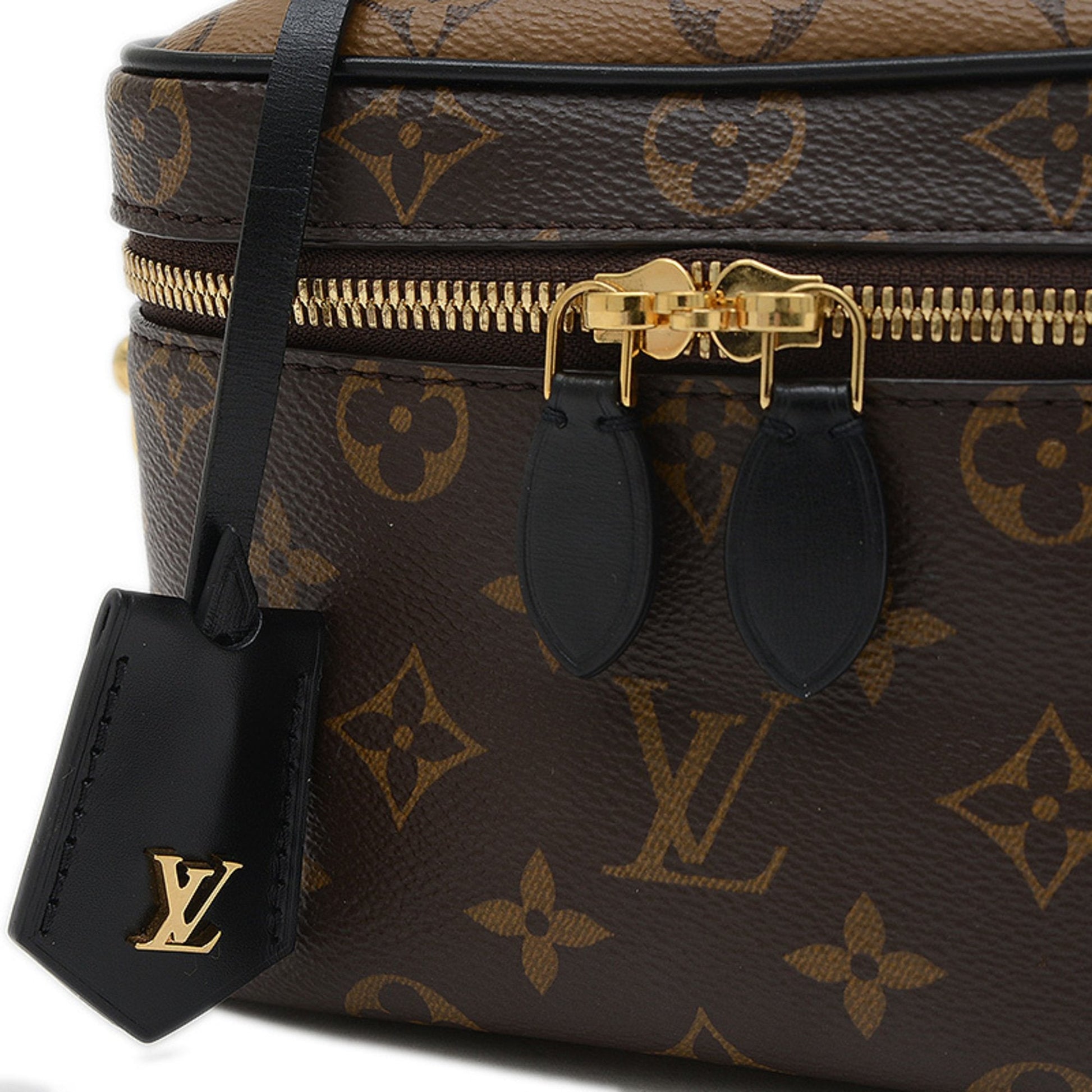 Louis Vuitton Monogram Reverse Handbag Vanity Bag