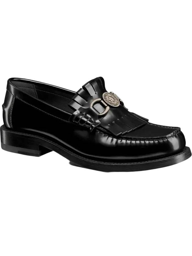 Christian Dior Emblem Loafers Black