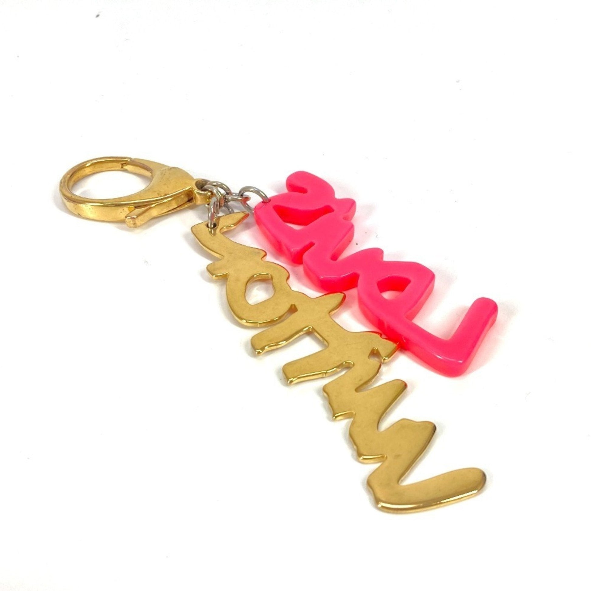 Louis Vuitton gold pink Metal Keyring