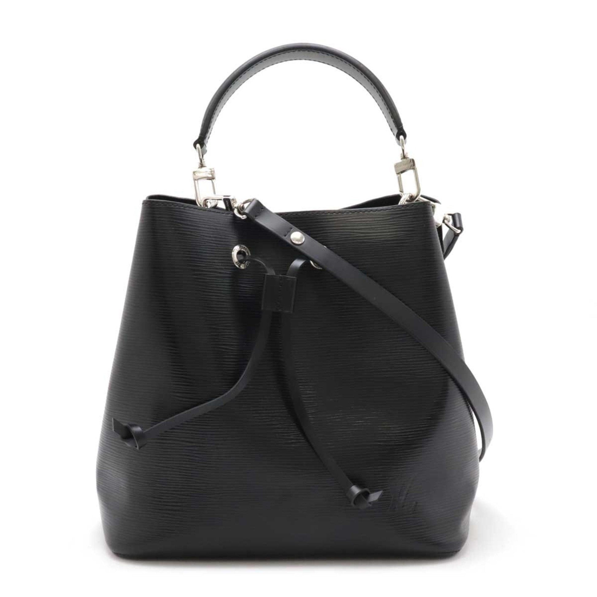 Louis Vuitton Noir Epi Leather Handbag Shoulder Bag