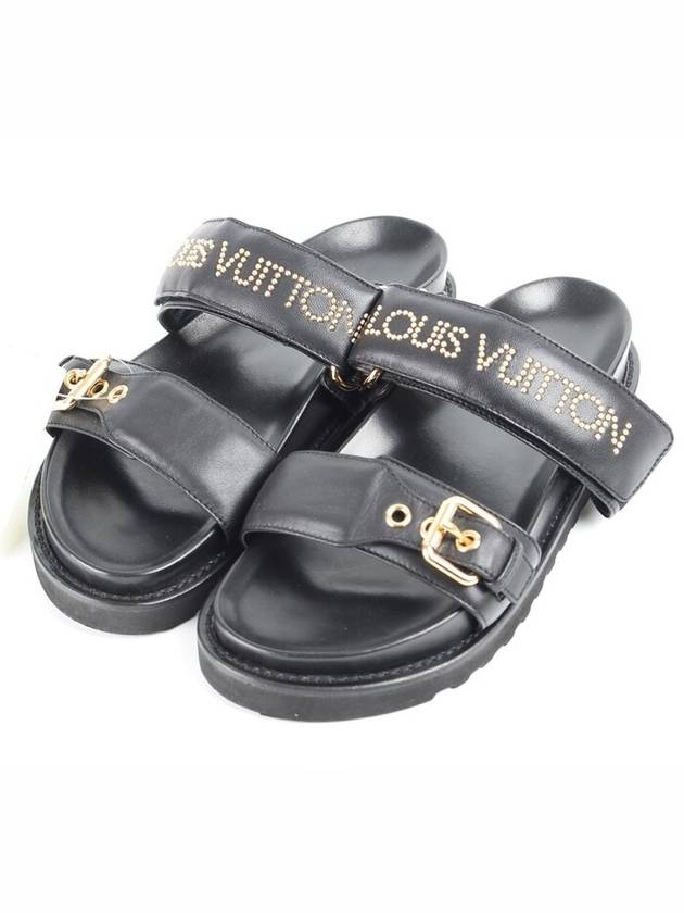 Louis Vuitton Paseo flat comfort sandals 37 240