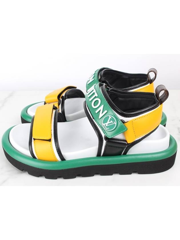 Louis Vuitton Full pillow comfort sandals 35 5 225