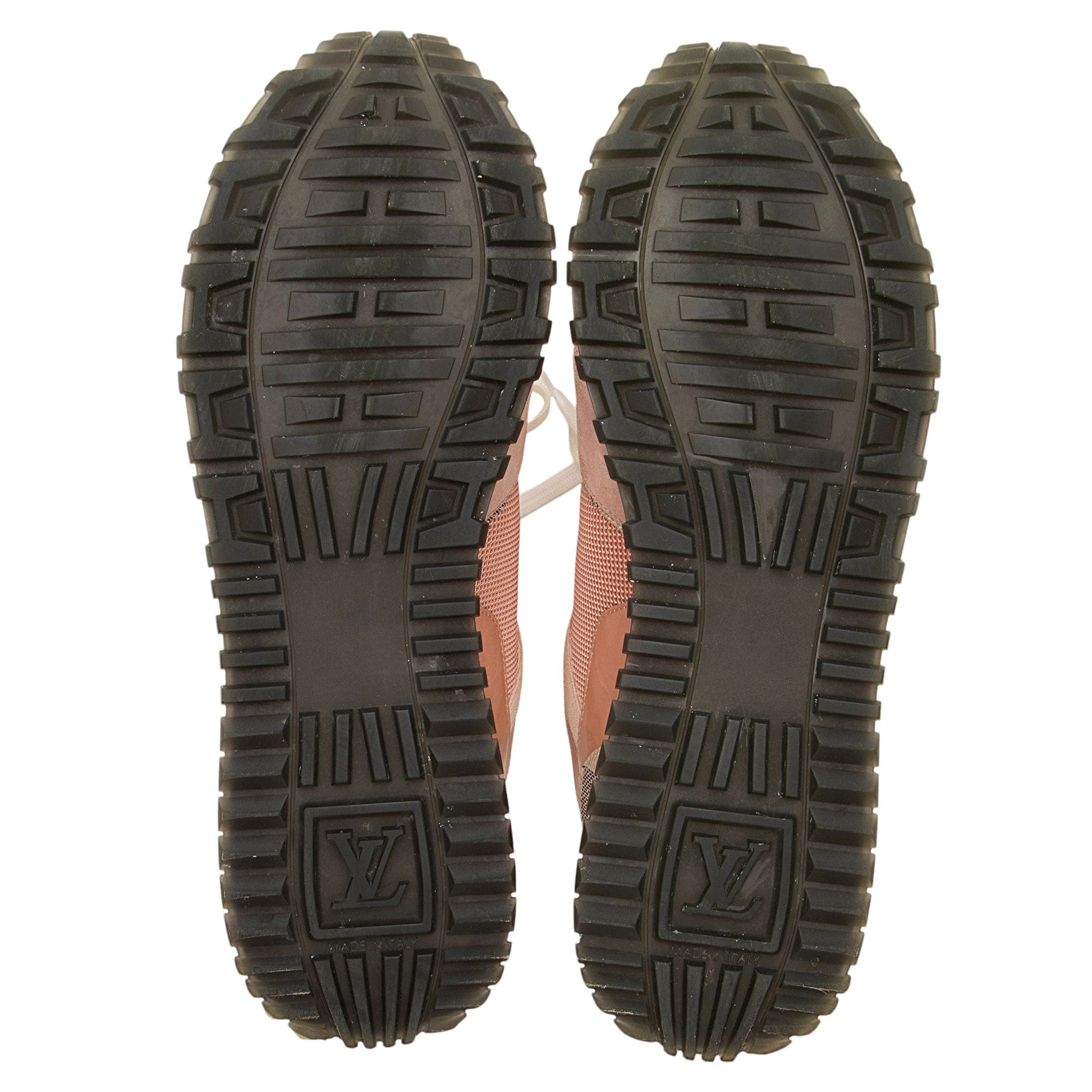 Louis Vuitton Damier Azur Suede Run Away Sneakers