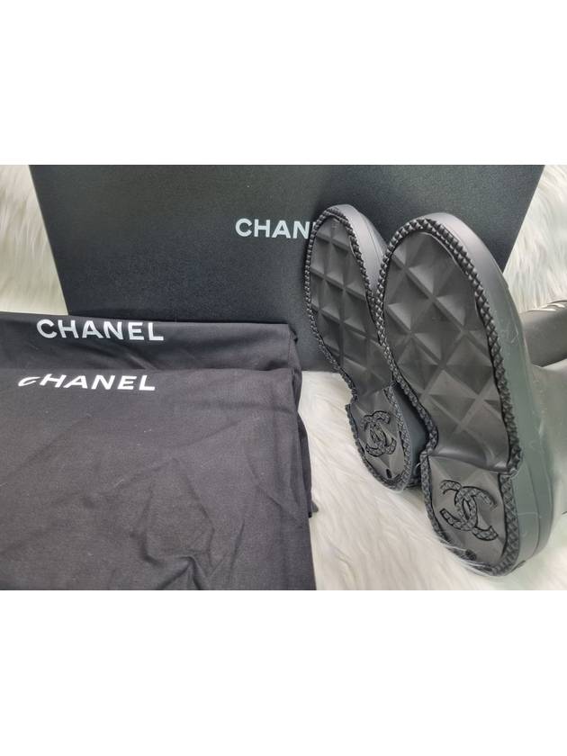 CC Logo Caoutchouc Rain Boots Black