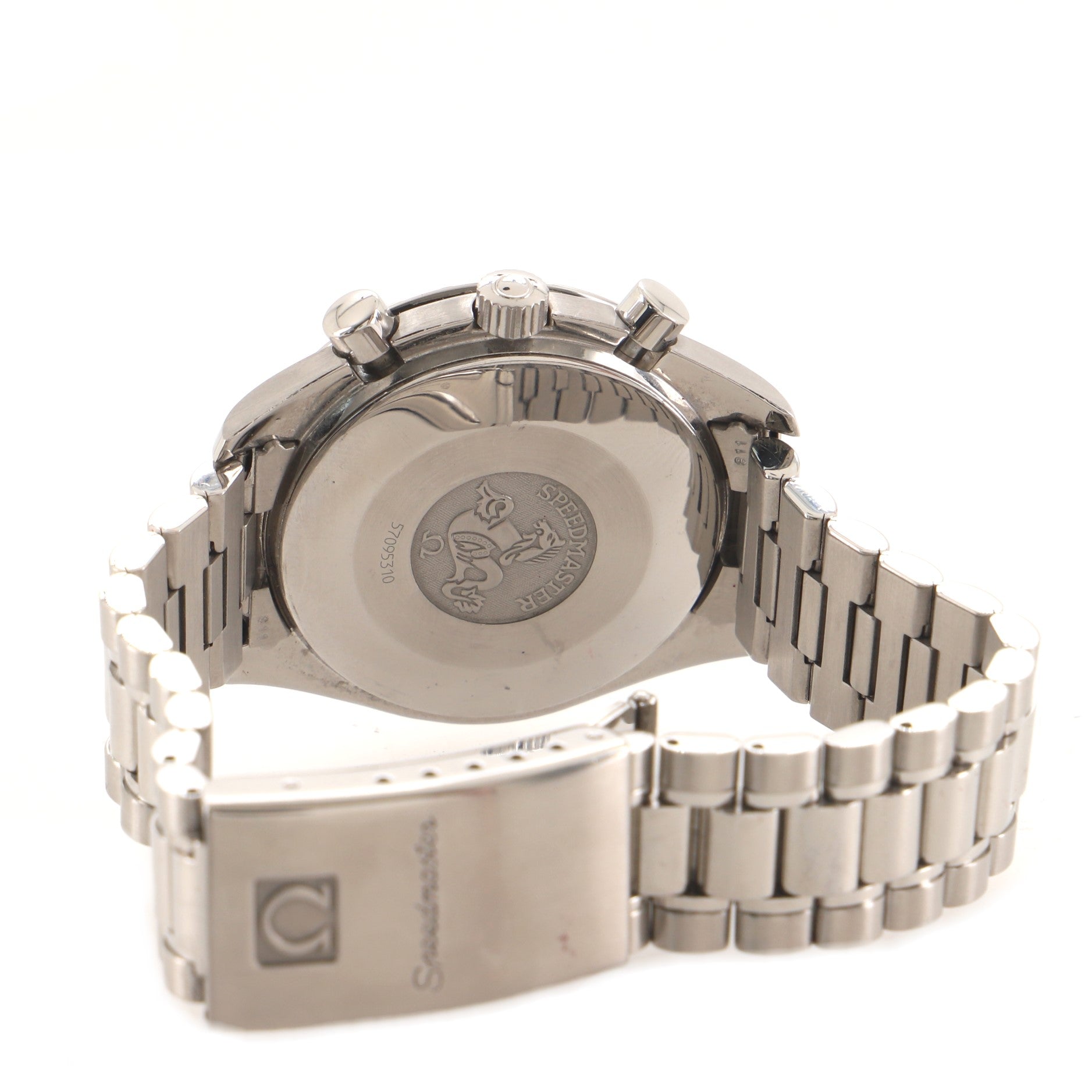 Omega Speedmaster Michael Schumacher Chronograph Automatic Watch Stainless Steel 39
