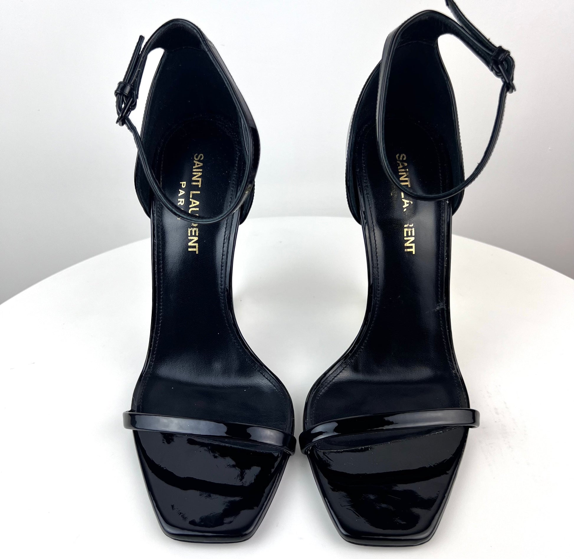 Saint Laurent Opyum Ysl Logo-heel Sandals