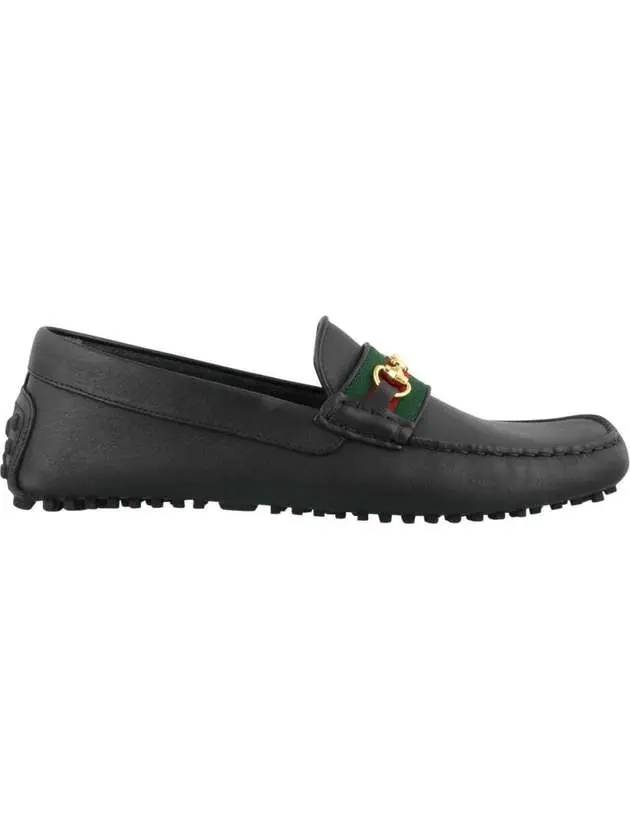 Gucci Web Horsebit Driving Shoes Black