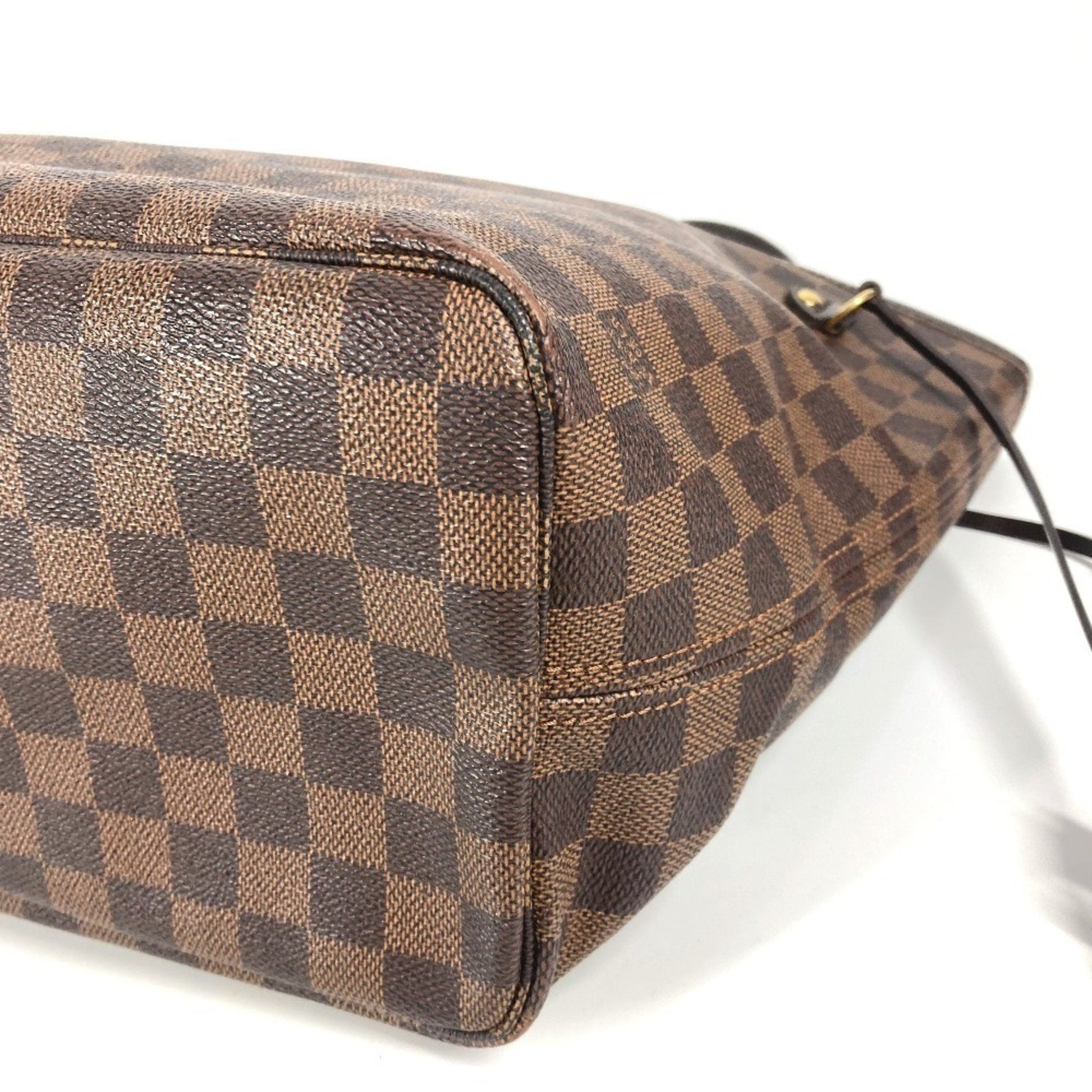 Louis Vuitton Damier Ebene Damier Canvas Shoulder Bag Tote Bag