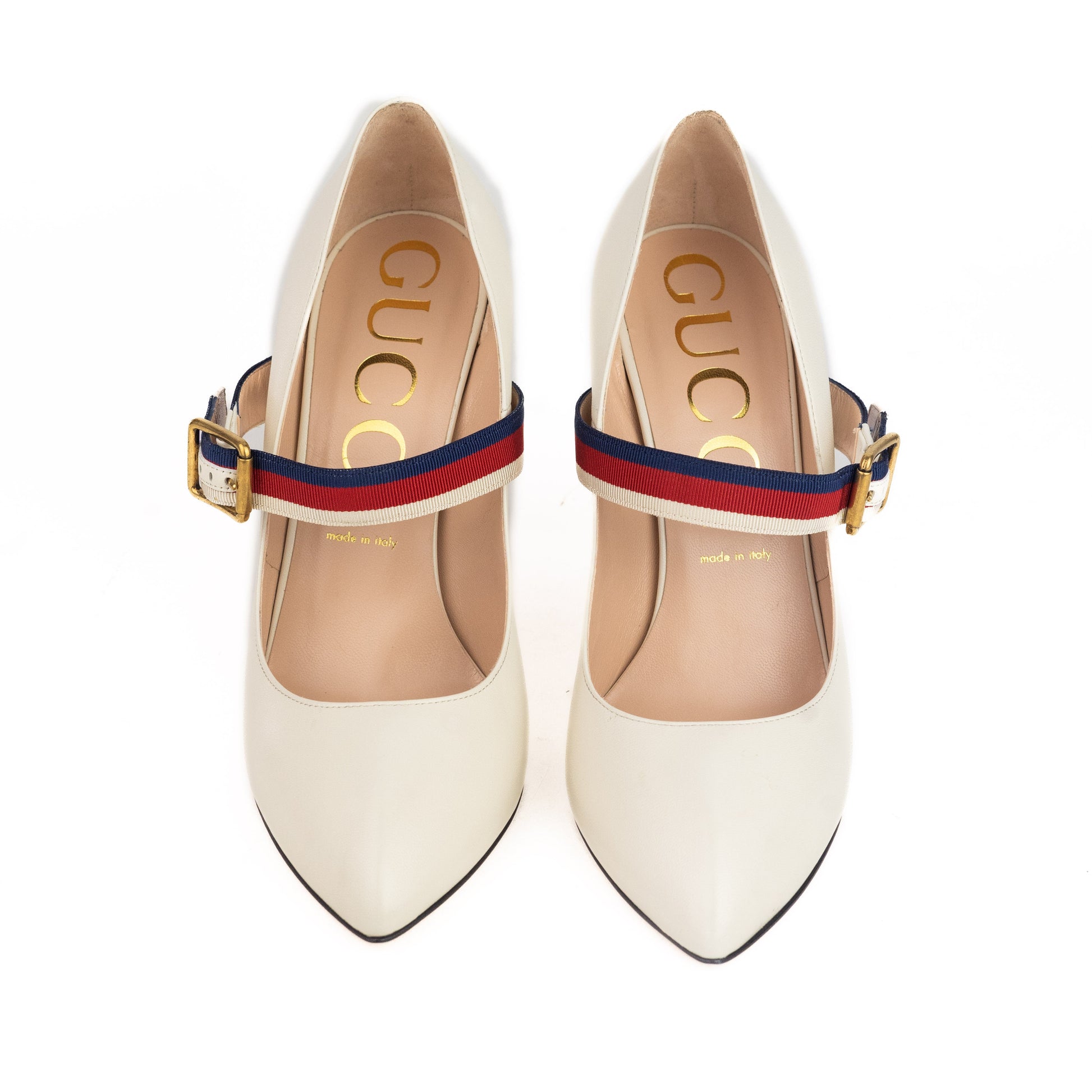 Gucci Malaga Kid High Heel Pumps