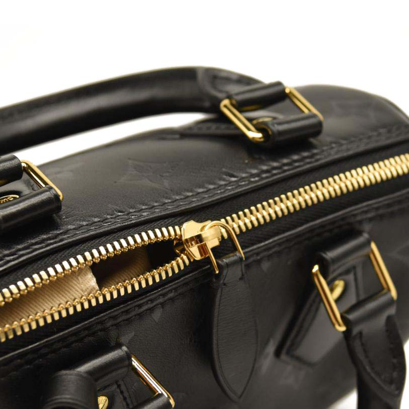 LOUIS VUITTON Monogram Ink Speedy BB Black