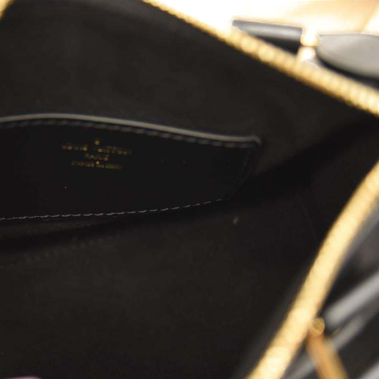 LOUIS VUITTON Monogram Ink Speedy BB Black