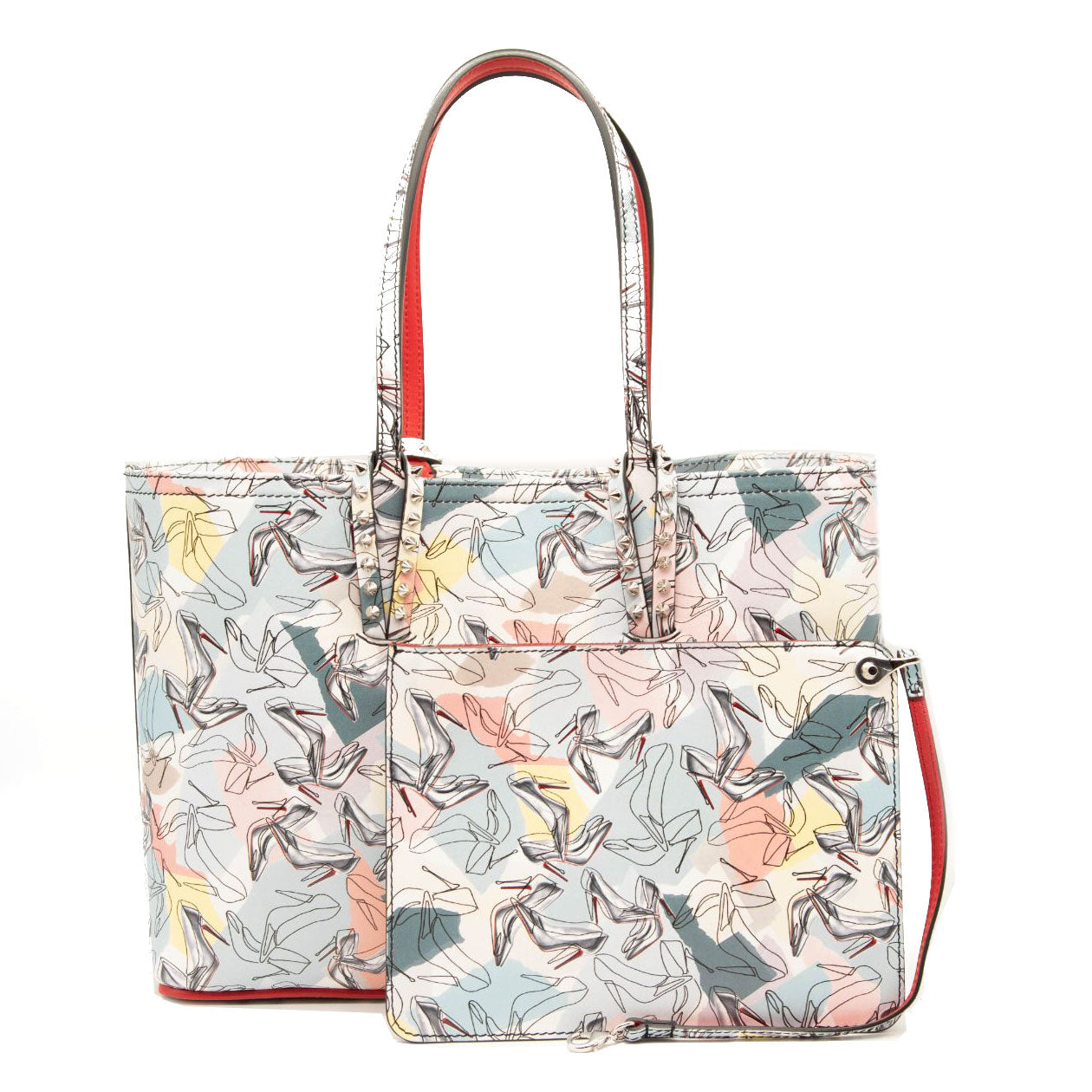 Christian Louboutin Cabata Small Paris Shoes Tote Bag