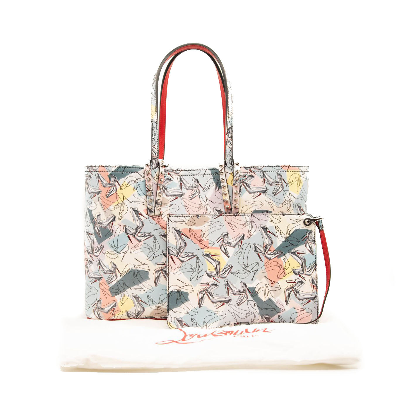 Christian Louboutin Cabata Small Paris Shoes Tote Bag