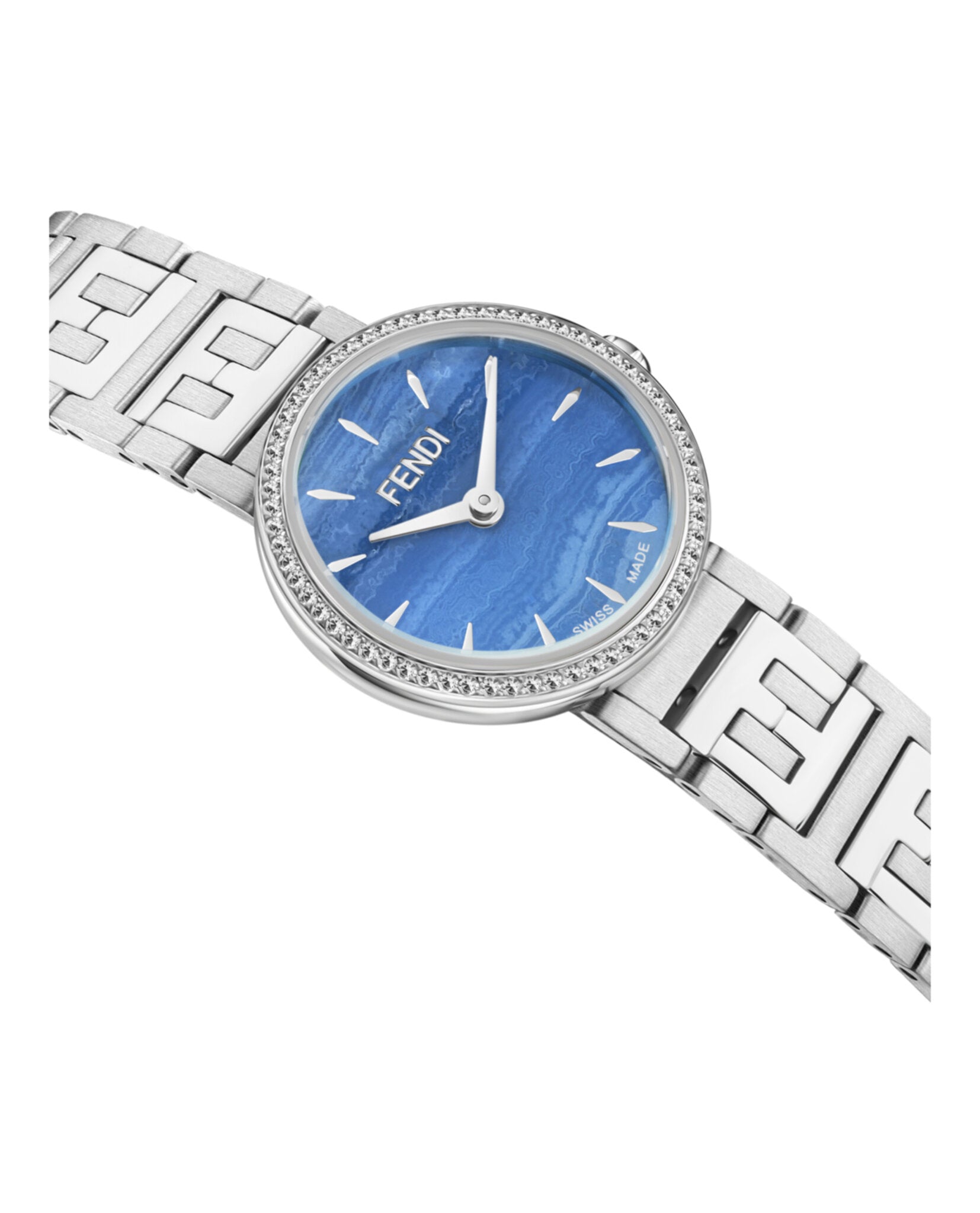 Fendi Womens Forever Fendi Stainless Steel 19mm Bracelet Fashion Watch