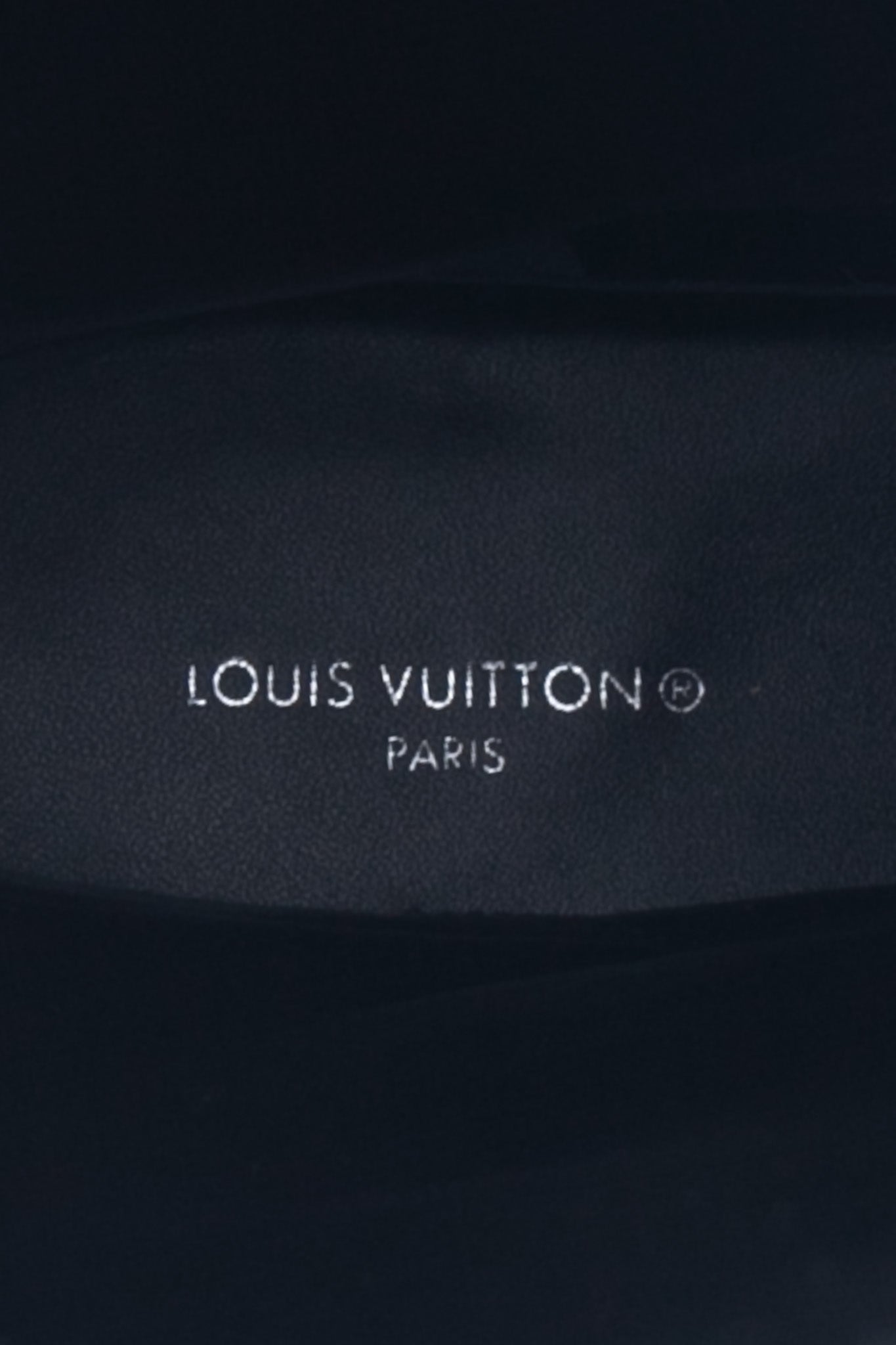 LOUIS VUITTON Black Territory Flat High Boots 38