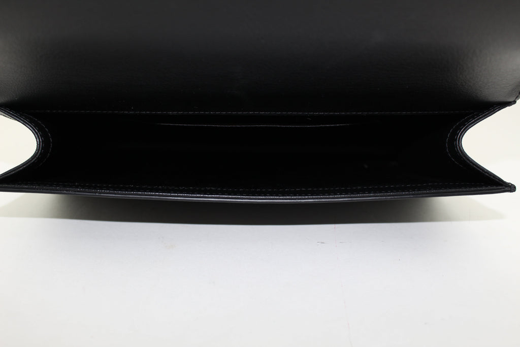 YVES SAINT LAURENT BELLE DE JOUR LEATHER CLUTCH
