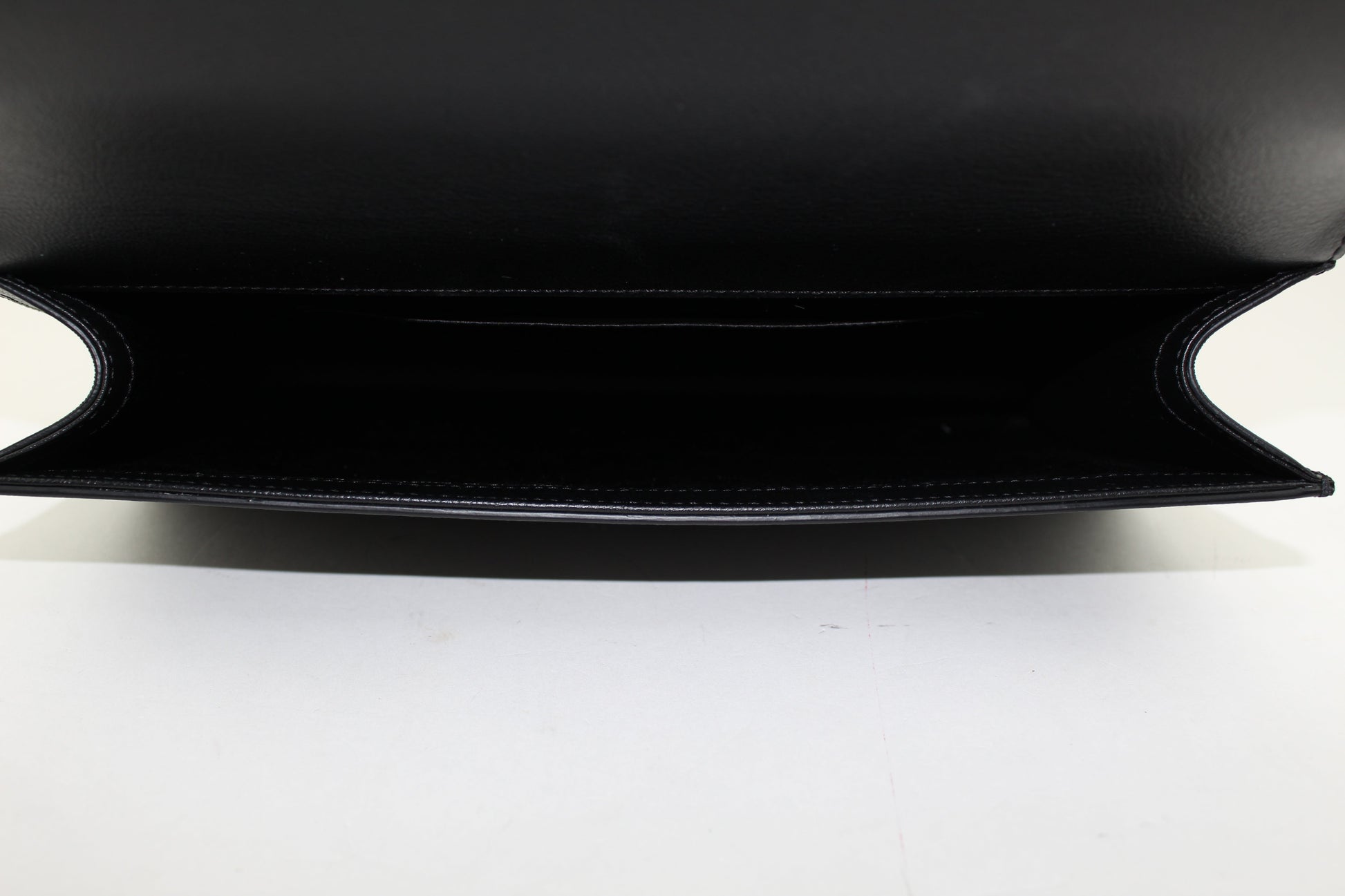 YVES SAINT LAURENT BELLE DE JOUR LEATHER CLUTCH