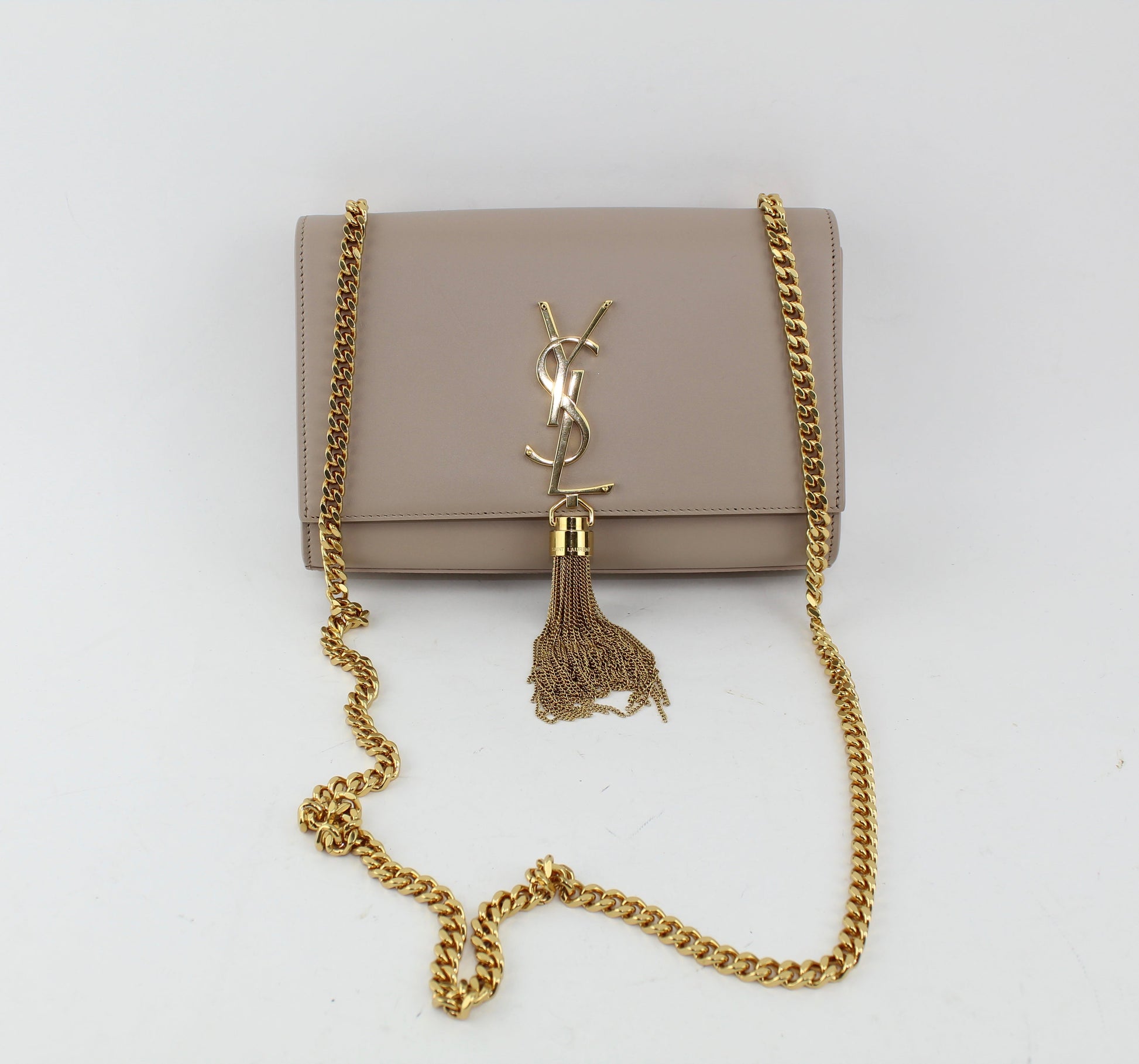 SAINT LAURENT KATE SMALL TASSEL SHOULDER BAG