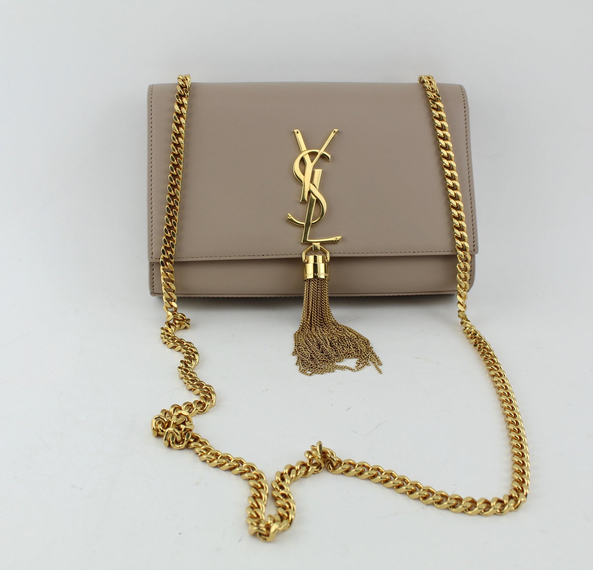 SAINT LAURENT KATE SMALL TASSEL SHOULDER BAG