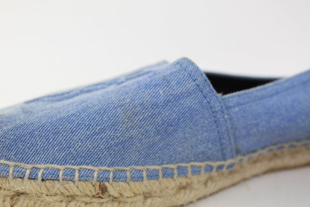 SAINT LAURENT MONOGRAM ESPADRILLES SIZE 37.5