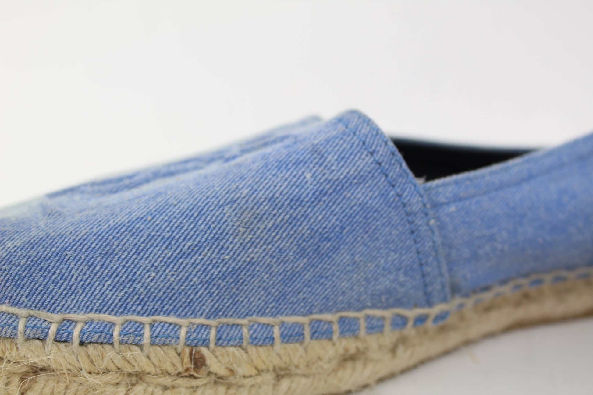 SAINT LAURENT MONOGRAM ESPADRILLES SIZE 37.5