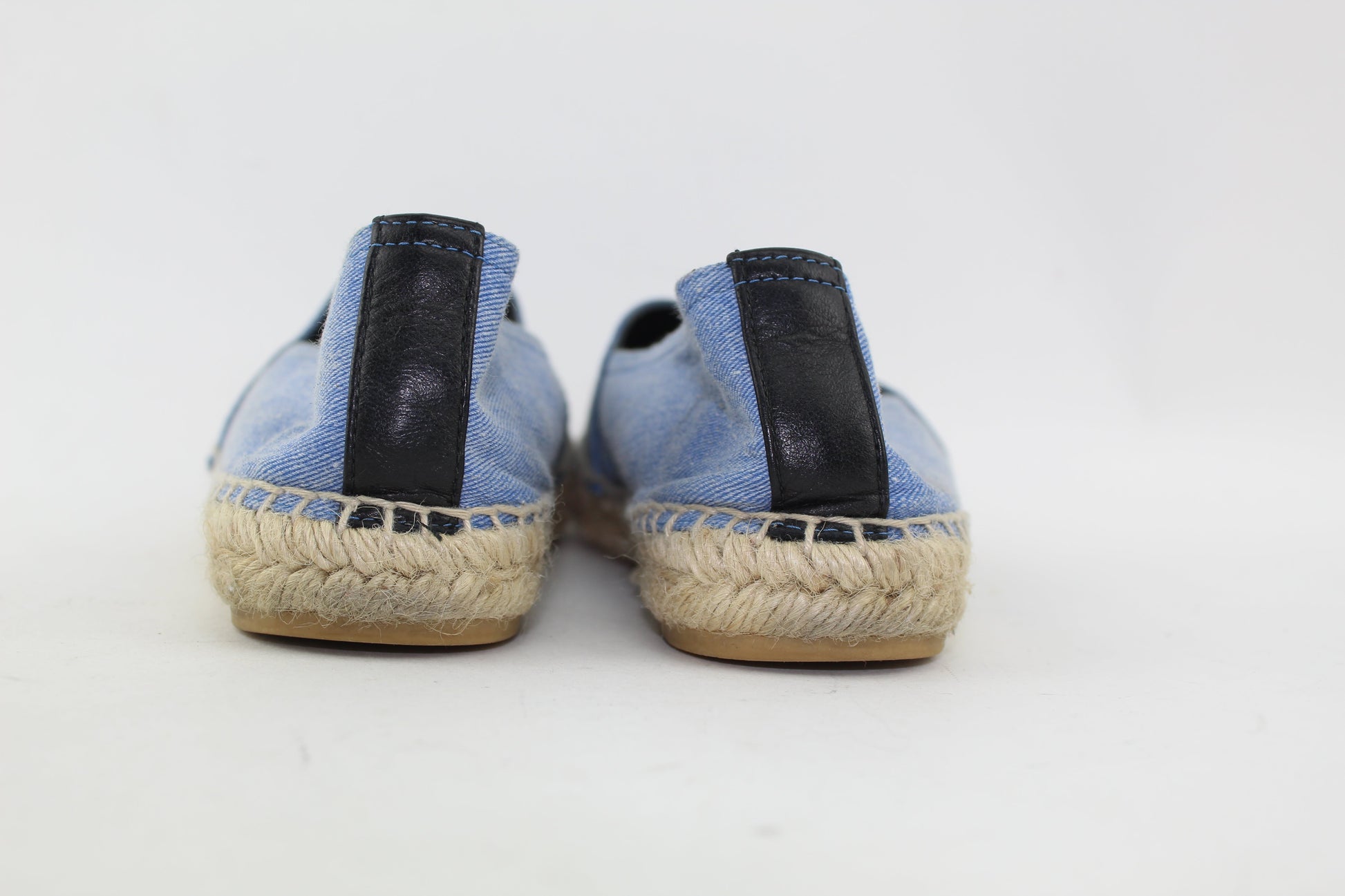 SAINT LAURENT MONOGRAM ESPADRILLES SIZE 37.5
