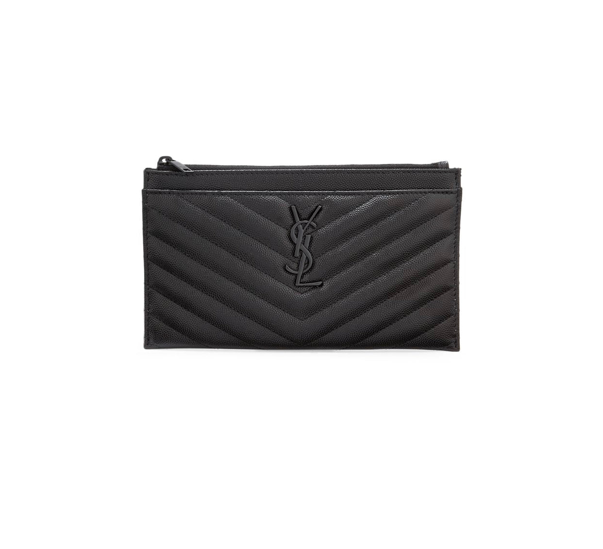 Saint Laurent Monogramme Matelasse Leather Bill Pouch