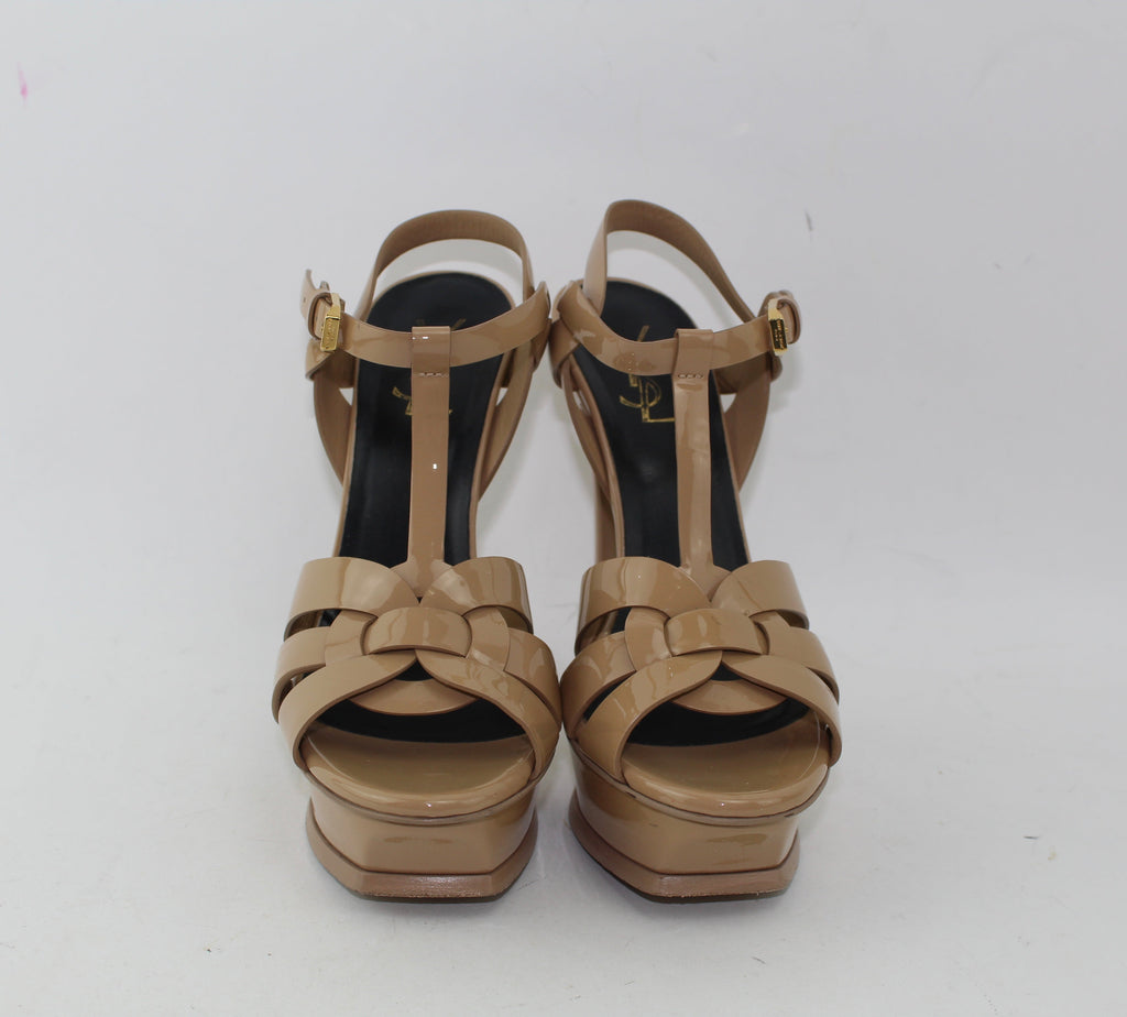 SAINT LAURENT TRIBUTE SANDALS SIZE 38.5