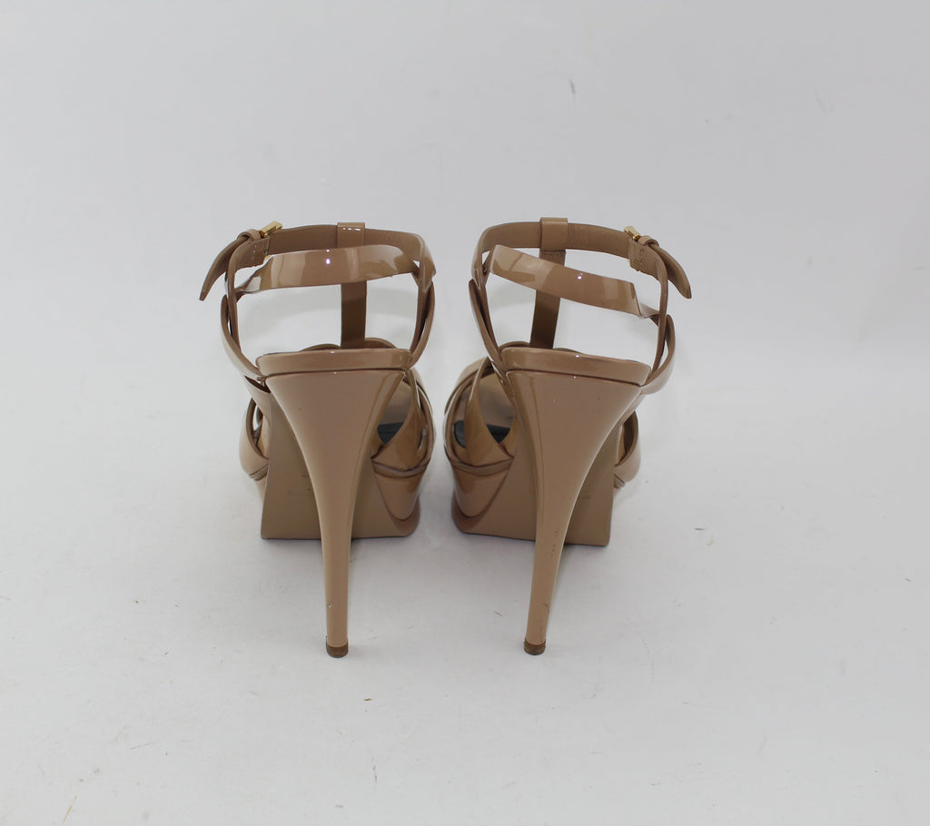 SAINT LAURENT TRIBUTE SANDALS SIZE 38.5