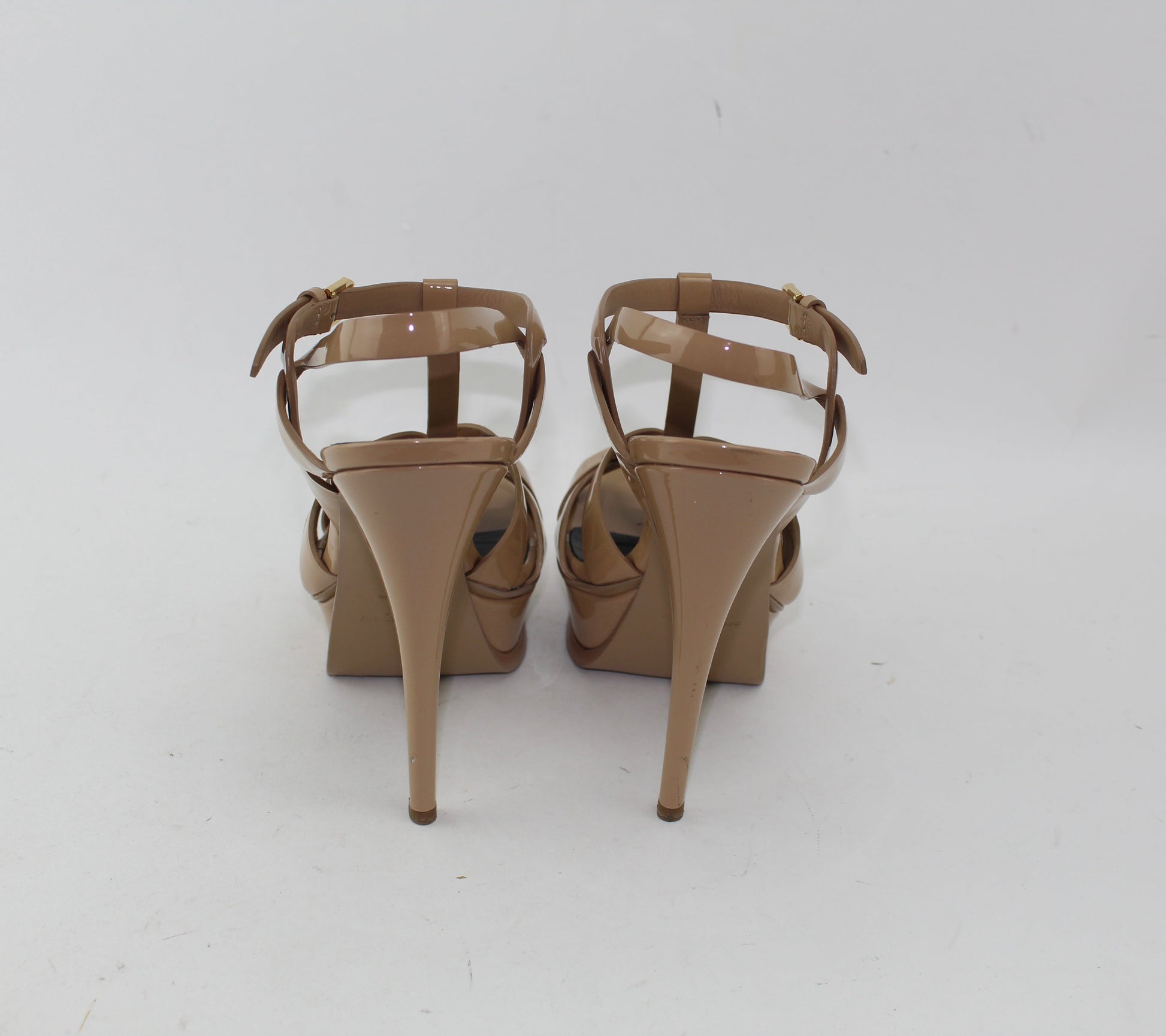 SAINT LAURENT TRIBUTE SANDALS SIZE 38.5