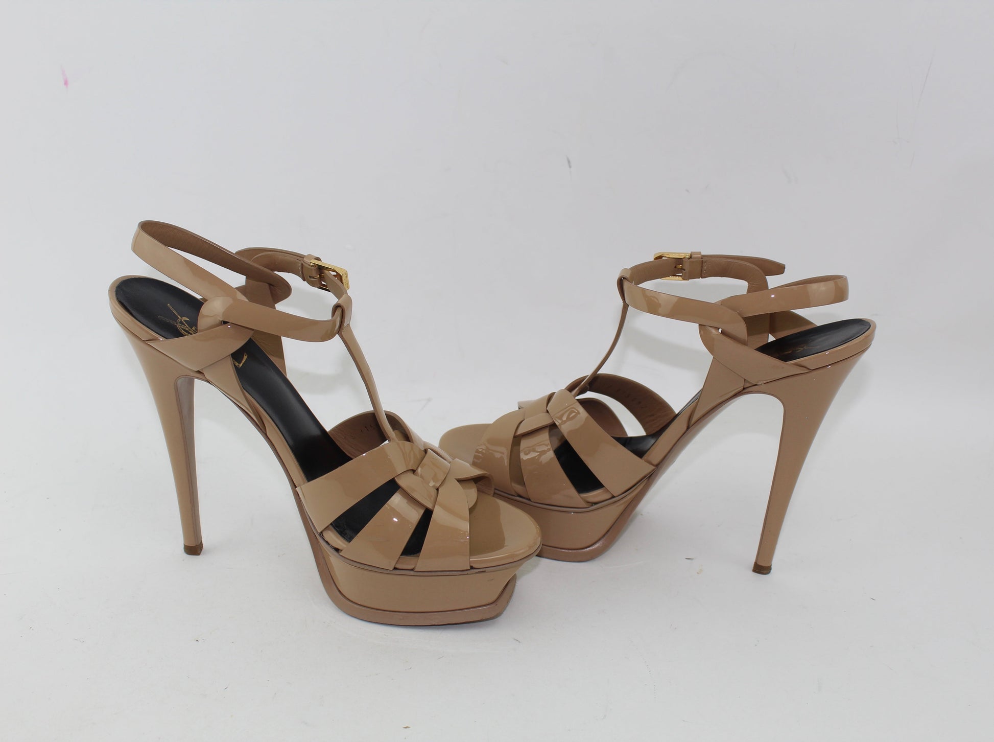 SAINT LAURENT TRIBUTE SANDALS SIZE 38.5