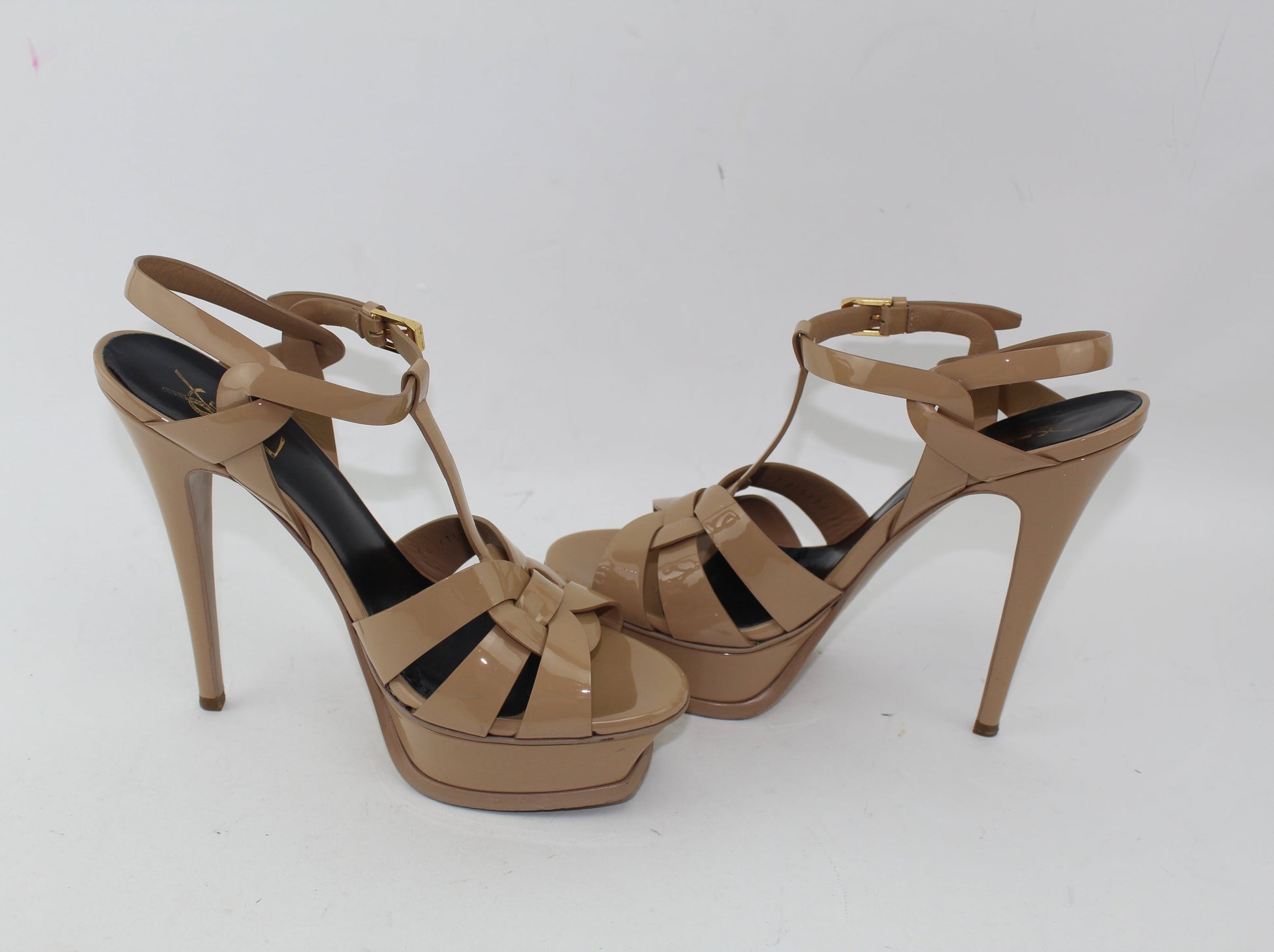SAINT LAURENT TRIBUTE SANDALS SIZE 38.5