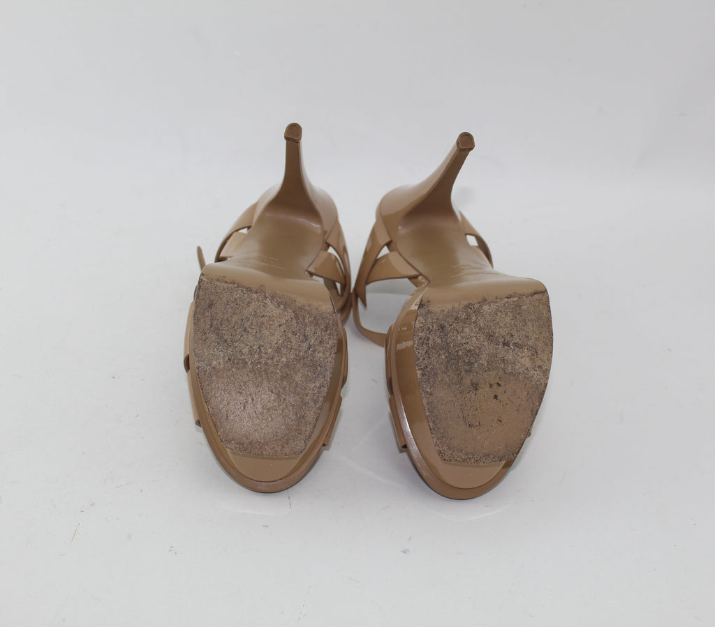 SAINT LAURENT TRIBUTE SANDALS SIZE 38.5