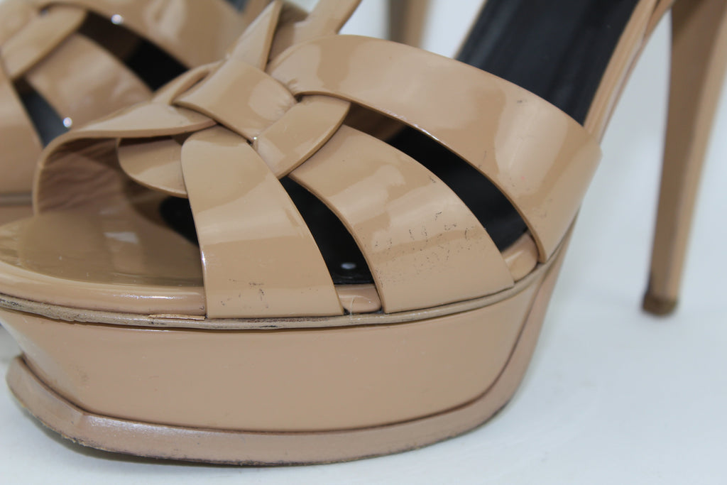 SAINT LAURENT TRIBUTE SANDALS SIZE 39.5