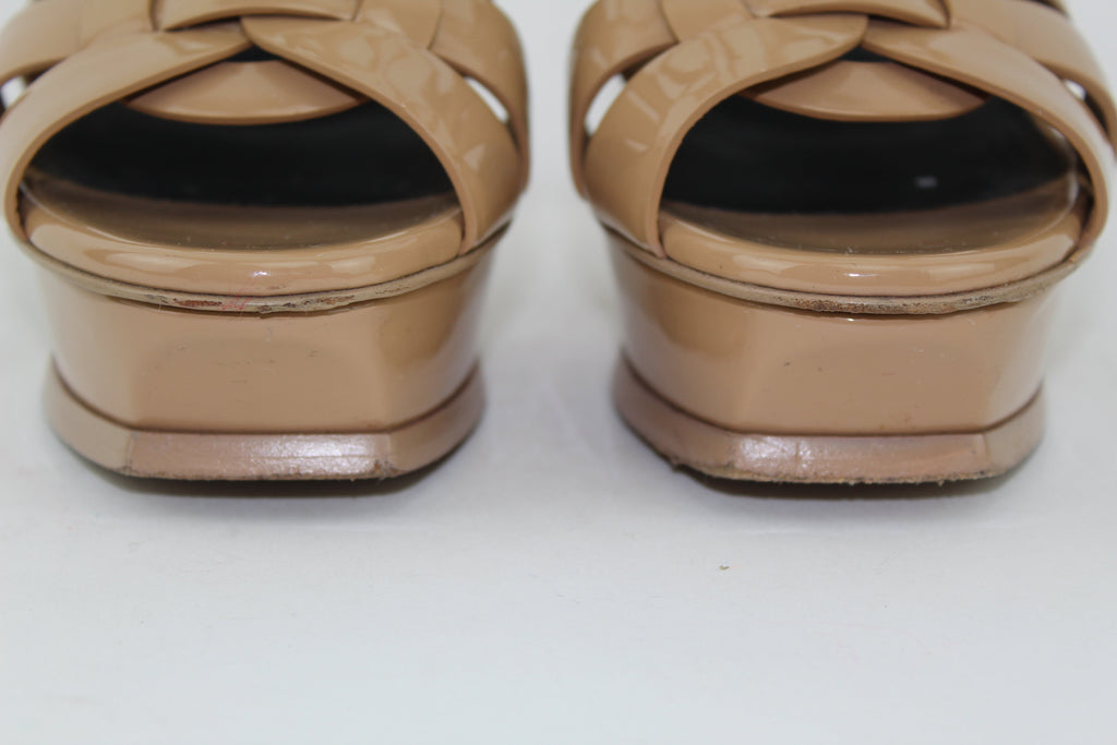 SAINT LAURENT TRIBUTE SANDALS SIZE 39.5