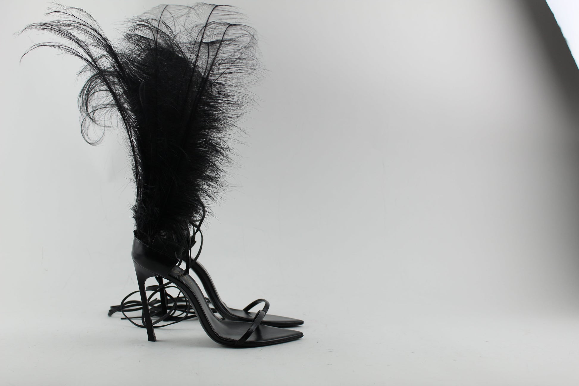 SAINT LAURENT IRIS 105 SANDALS SIZE 38