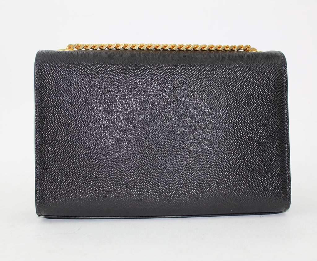 SAINT LAURENT SMALL KATE LEATHER CHAIN BAG
