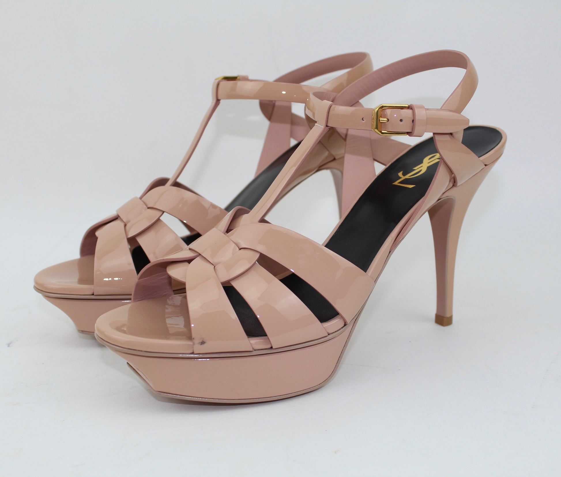 SAINT LAURENT TRIBUTE SANDALS SIZE 40