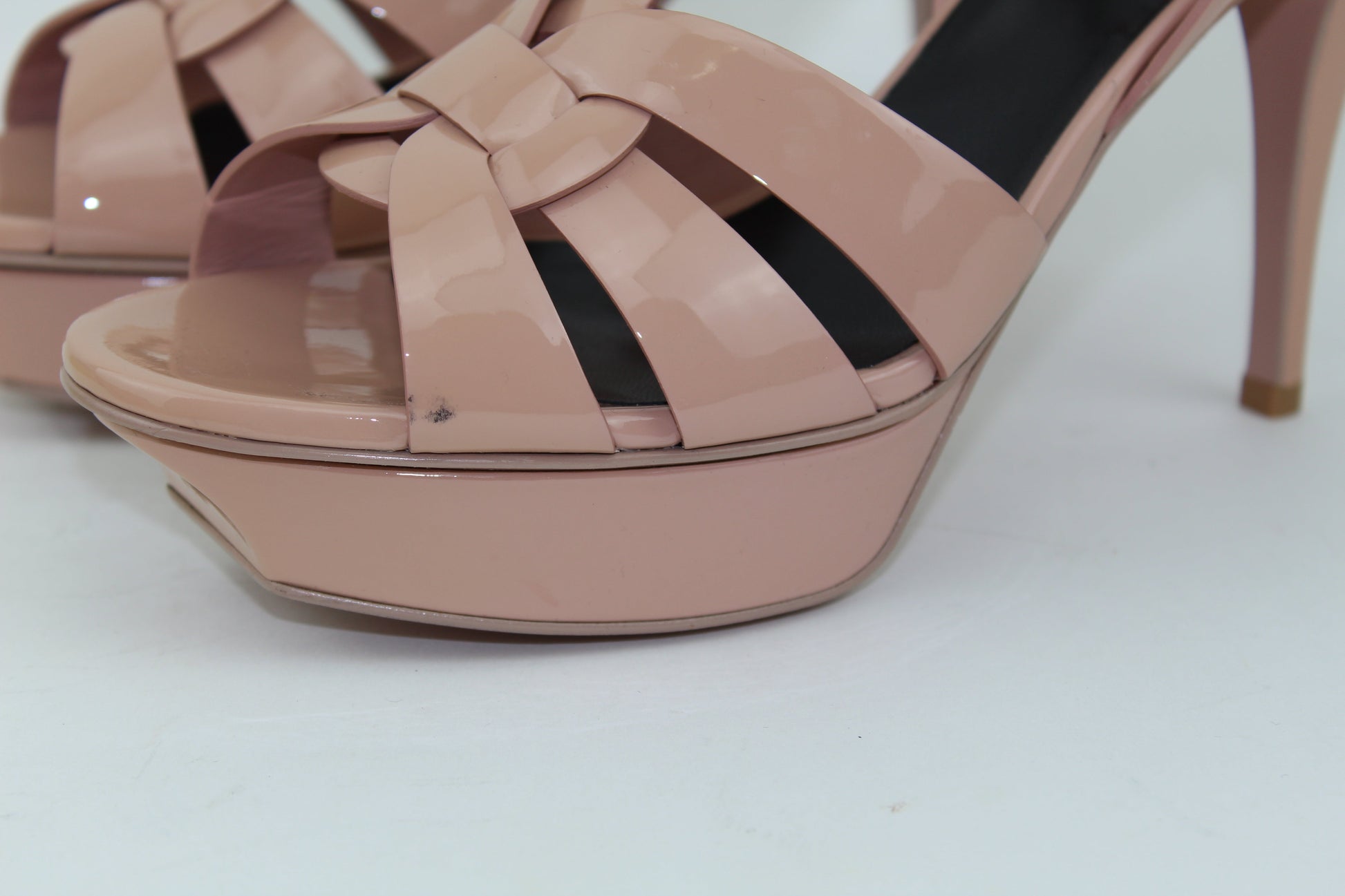 SAINT LAURENT TRIBUTE SANDALS SIZE 40