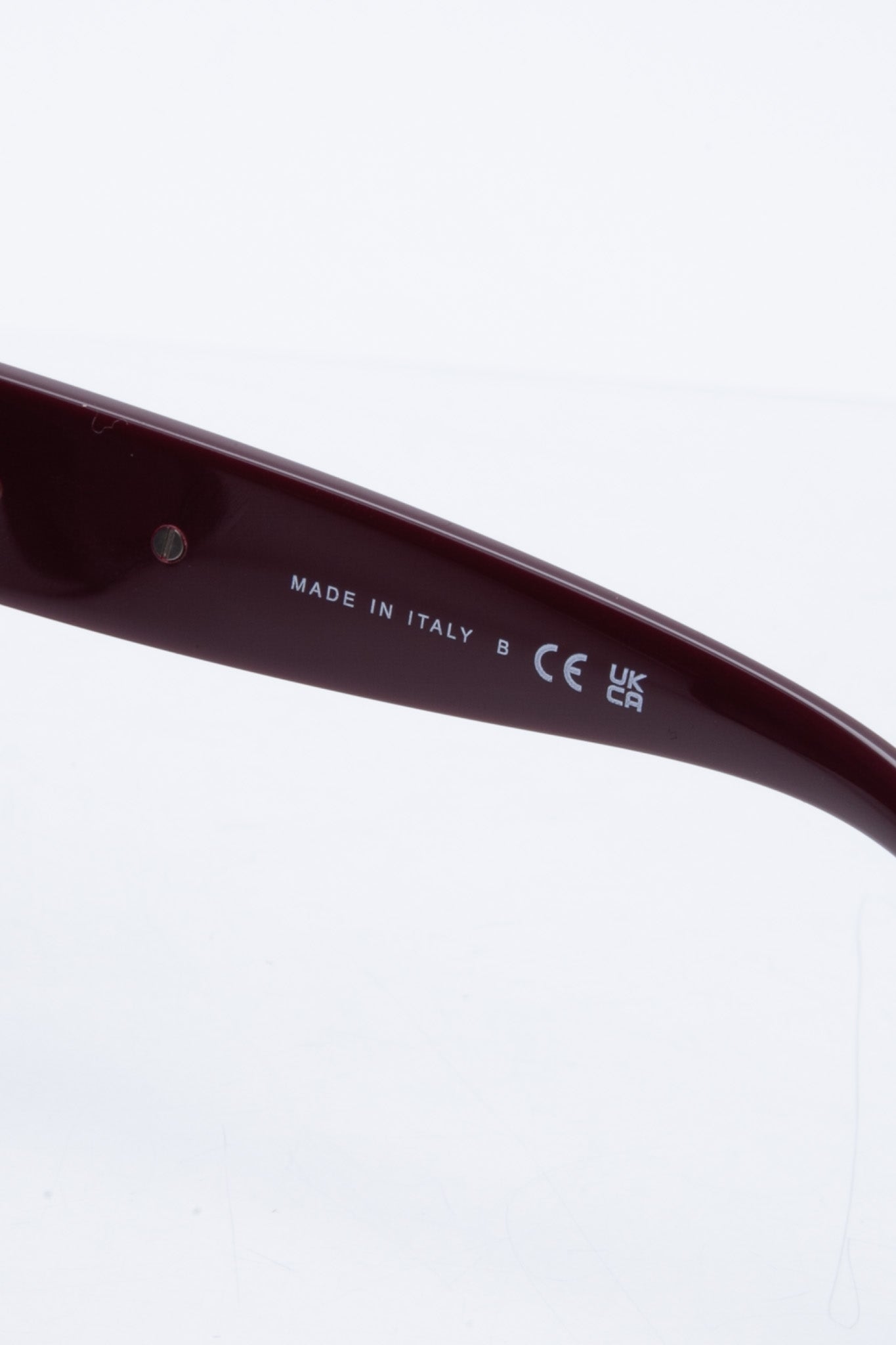 CHANEL Burgundy Acetate Butterfly Classics Sunglasses