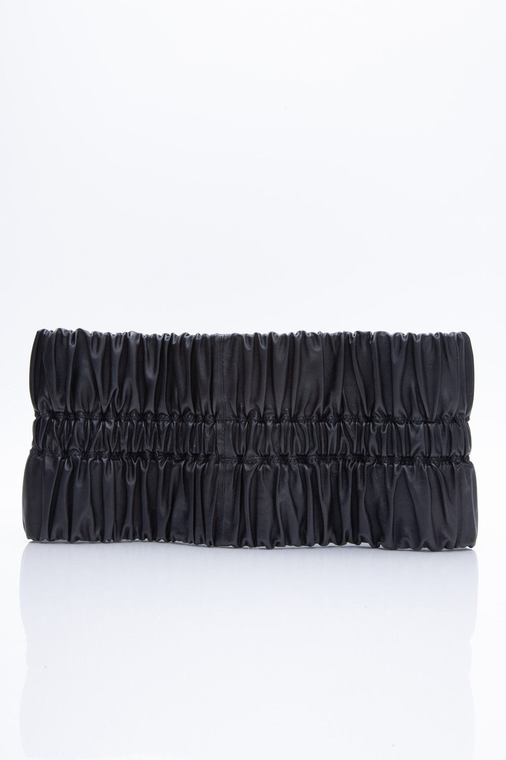 Chanel Wide Corset Black Lambskin Leather Belt Limited Edition Size 70