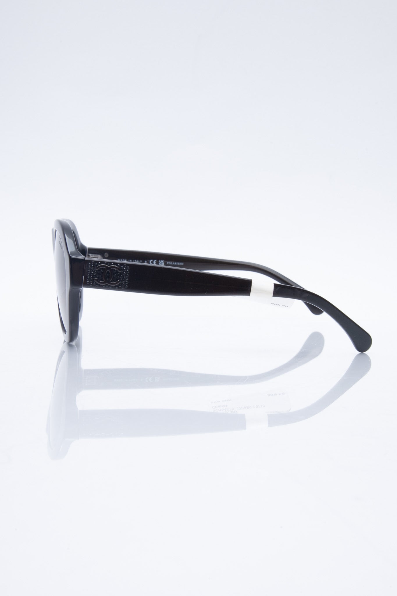 CHANEL Sunglasses Brown Shine