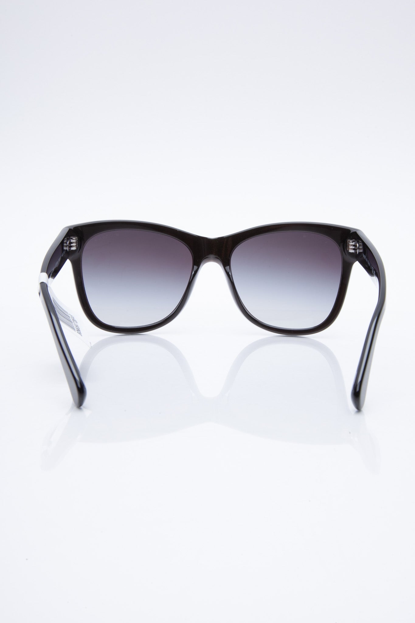 CHANEL Brown Shimmer Frame Square Acetate Sunglasses
