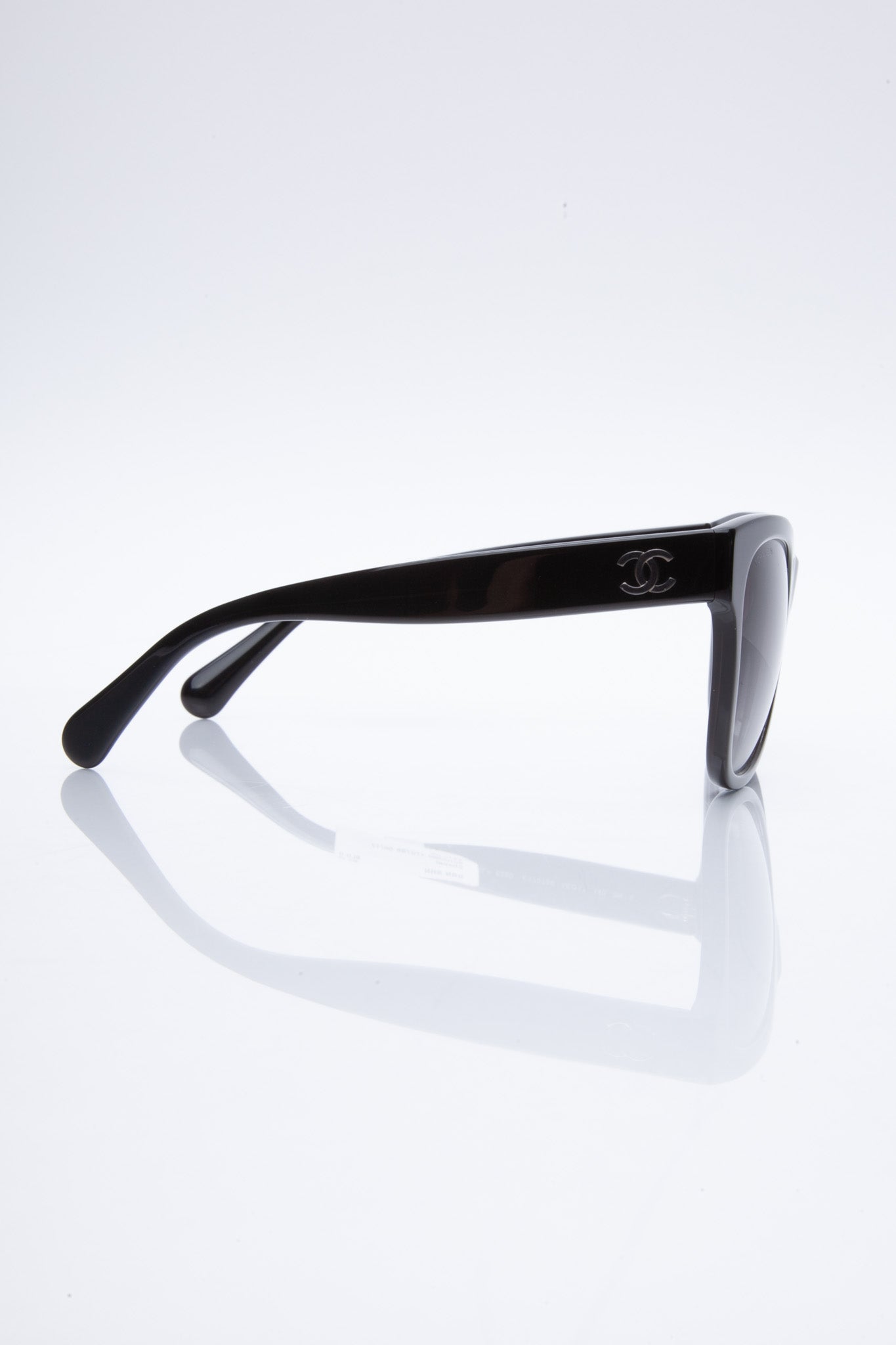 CHANEL Brown Shimmer Frame Square Acetate Sunglasses