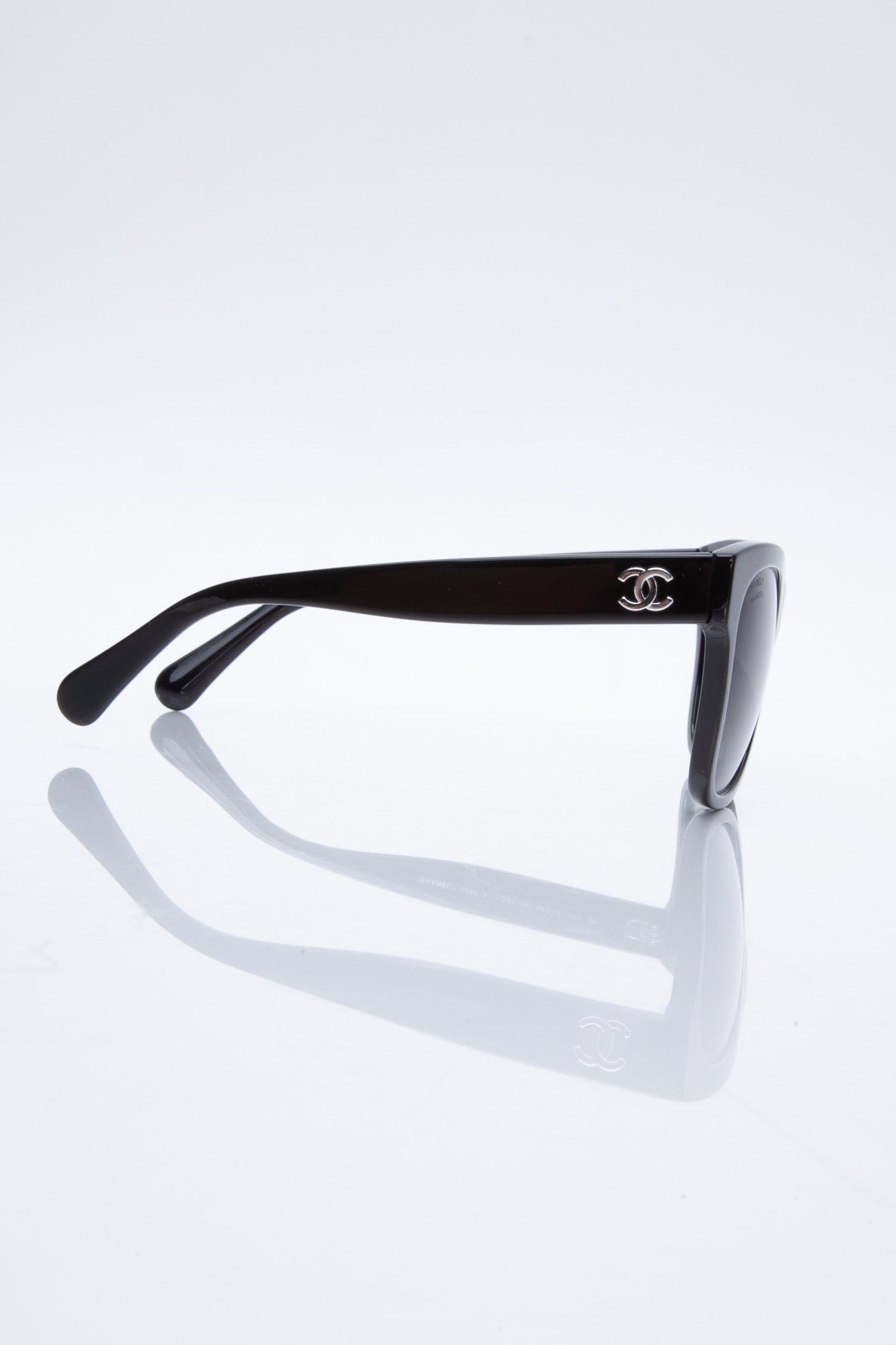 CHANEL Polarized Square CC Sunglasses 5380 Black