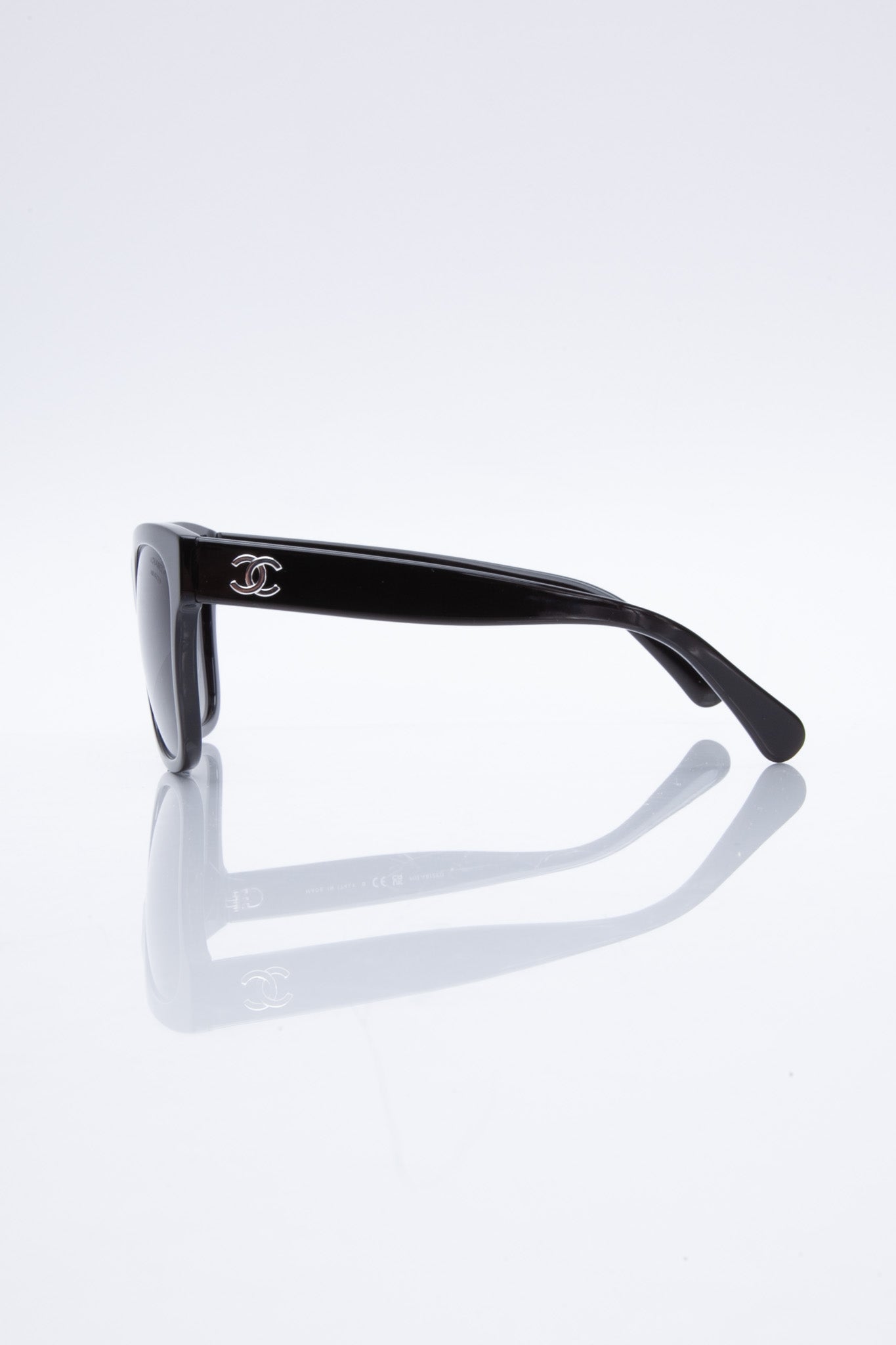 CHANEL Polarized Square CC Sunglasses 5380 Black