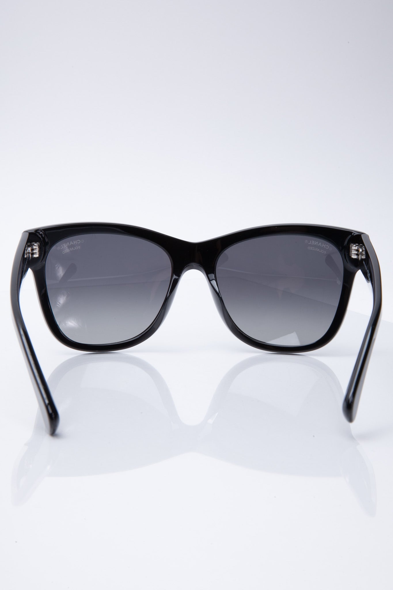CHANEL Polarized Square CC Sunglasses 5380 Black