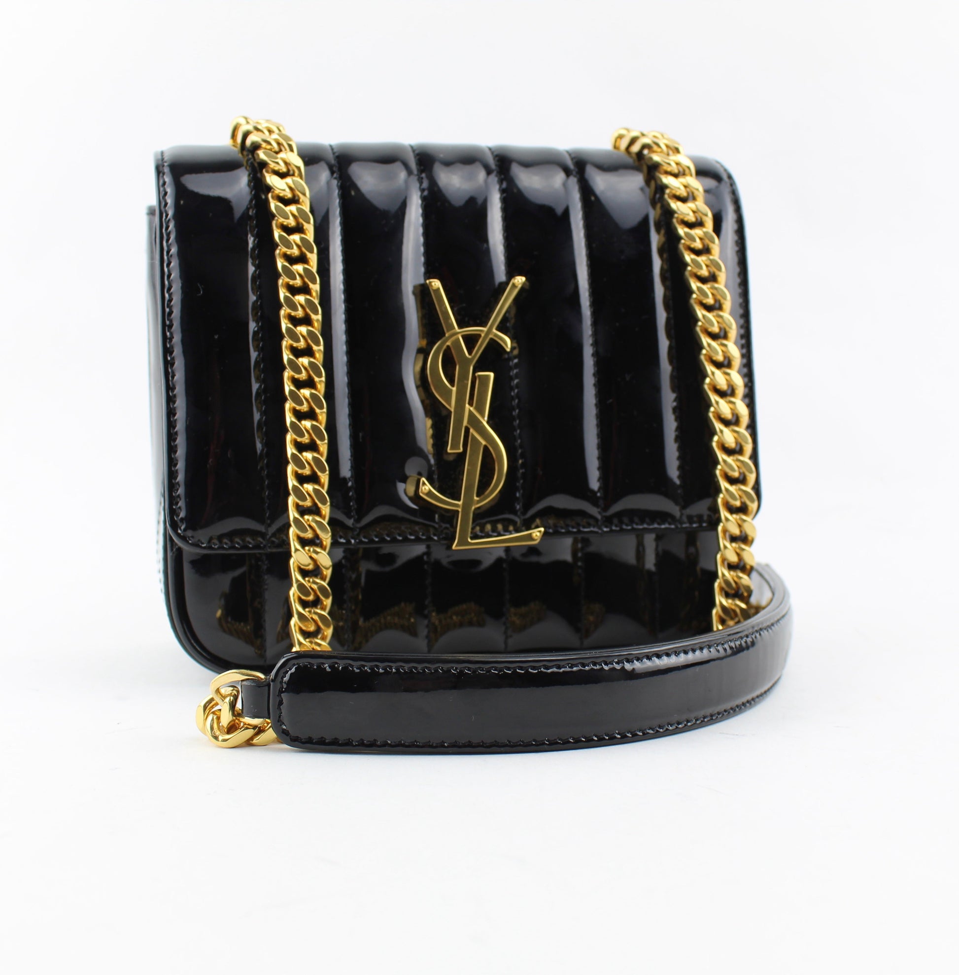 SAINT LAURENT VICKY MONOGRAM SMALL CROSSBODY BAG